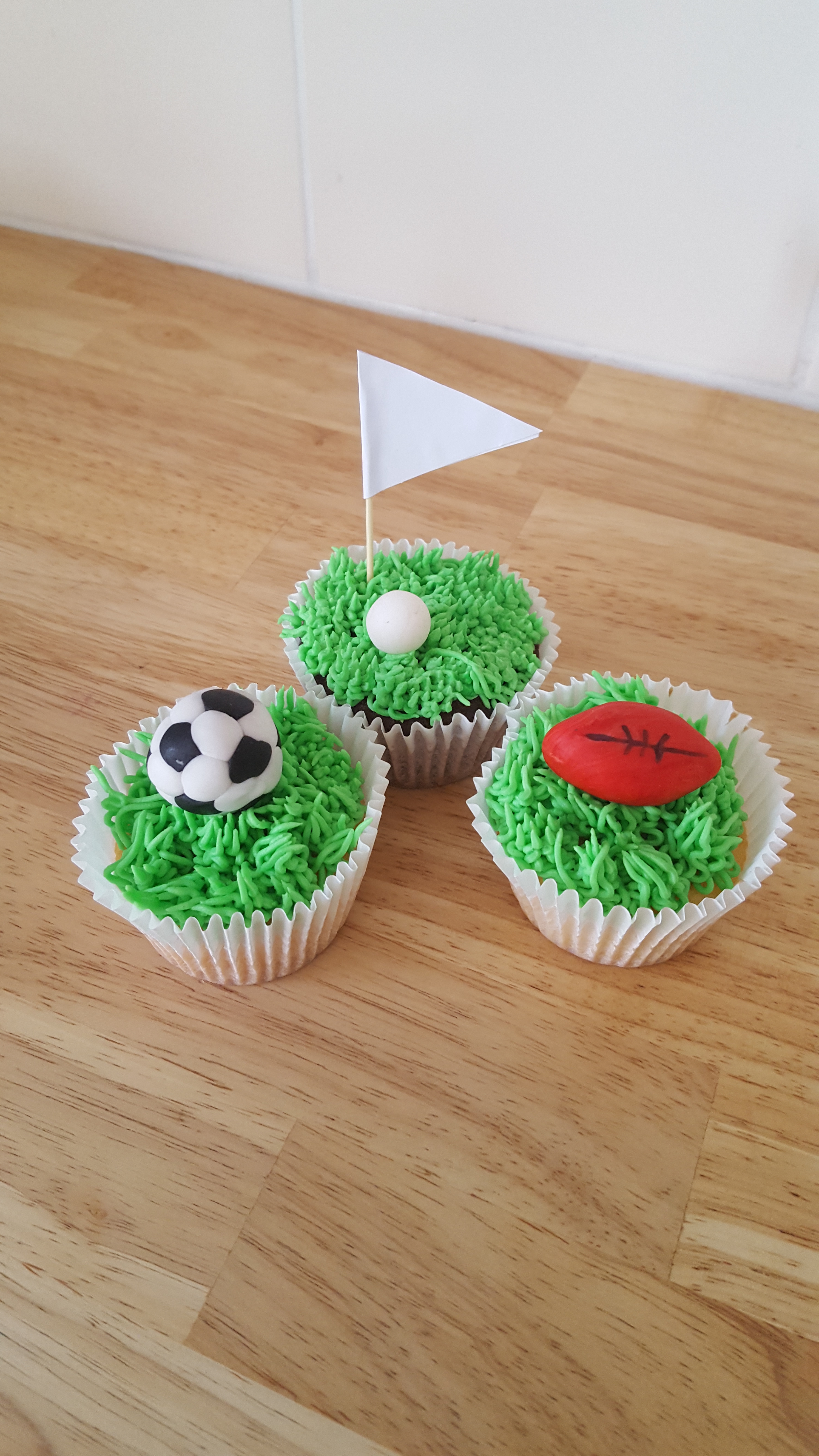 Sporty Cupcakes