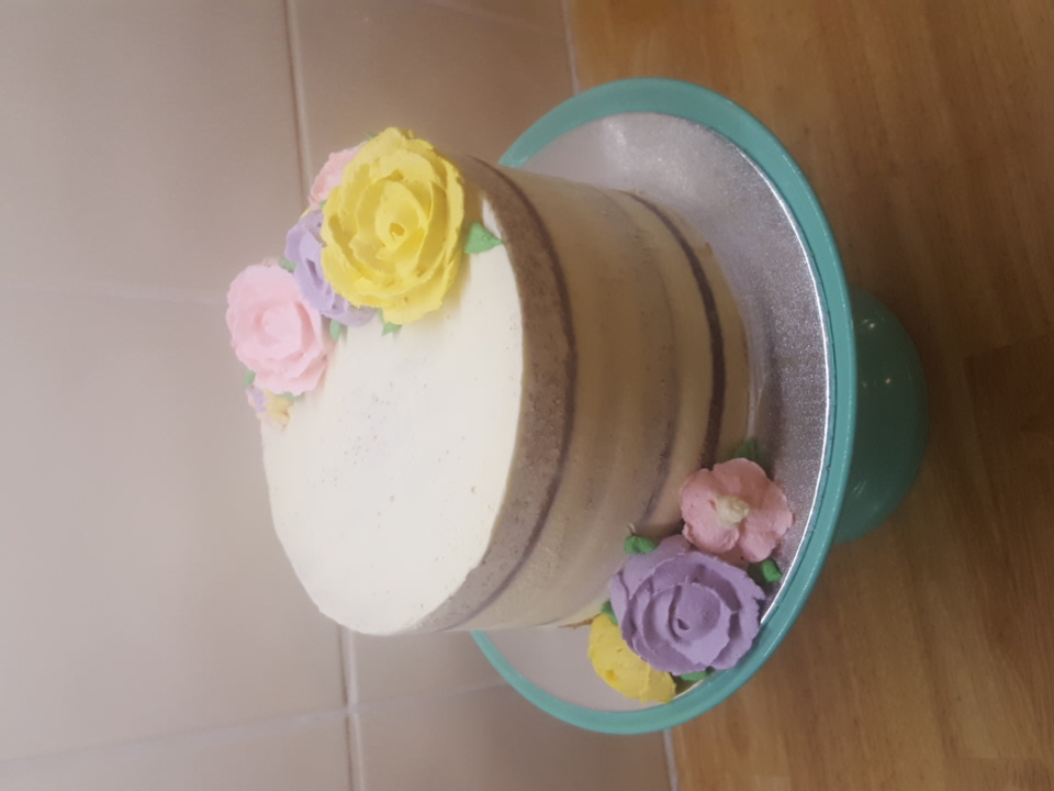 Flower Naked Cake