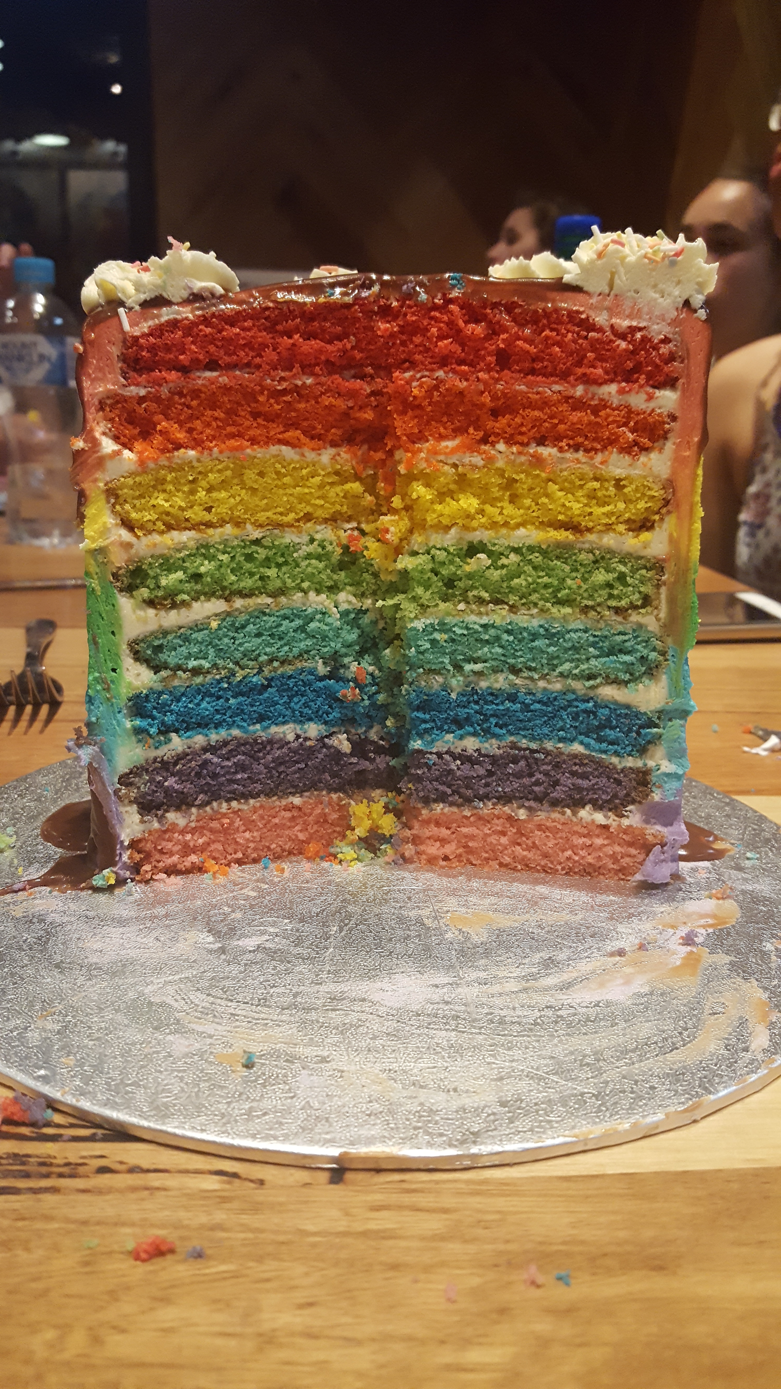Rainbow Cake Inside