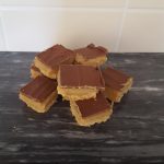 Caramel Shortbread Close up 